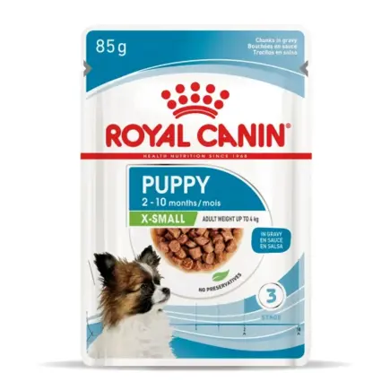 Вологий корм Royal Canin XSMALL PUPPY для цуценят всіх порід 85 г