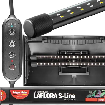 Світильник Kruger Meier LAFLORA S-Line 60 52см 8W LED для акваріума з таймером: додаткове фото 8