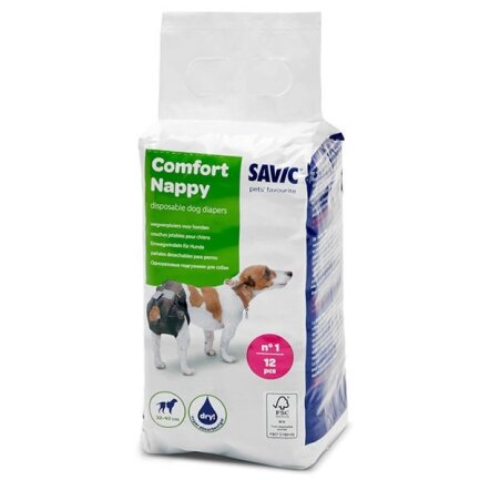 Savic Comfort Nappy САВІК КОМФОРТ НАППІ підгузки для собак T1