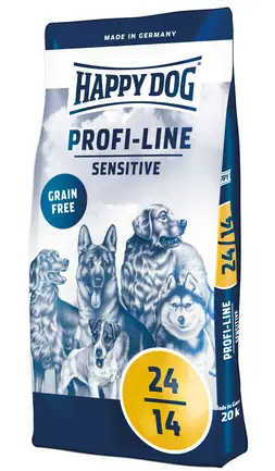 Сухий беззерновий корм Happy Dog Prof-Line Sensitive 24/14 для собак з чутливим травленням, 20 кг,2247