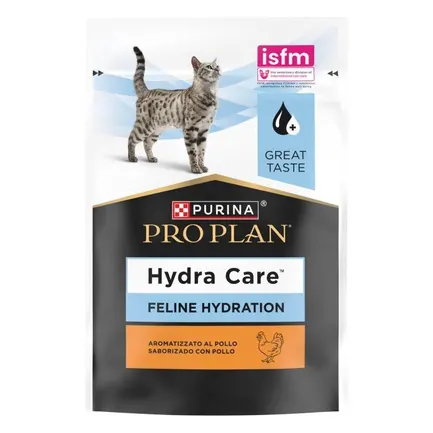 Purina Pro Plan Hydra Care Feline Chicken Ветеринарна добавка зі смаком курки для збільшення споживання води та зниження концентрації сечі 75г