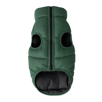 Курточка для собак WAUDOG Re-clothes двостороння, S30, A 27-30, B 57-59, C 46-50, смарагдовий: додаткове фото 6