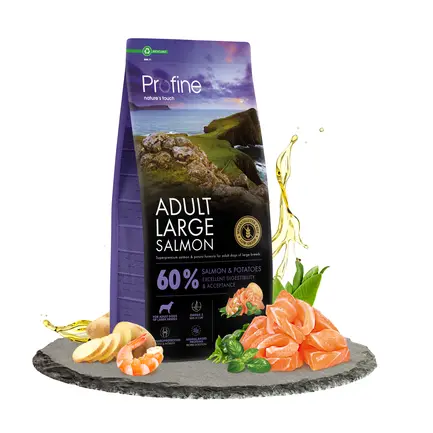 Корм сухий Profine Large Salmon and Potatoes для дорослих собак великих порід, з лососем та картоплею, 12 кг: додаткове фото 2