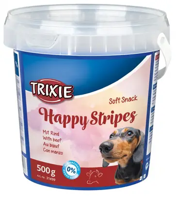 Ласощі Trixie Happy Stripes м'які для собак, з яловичиною, 500 г