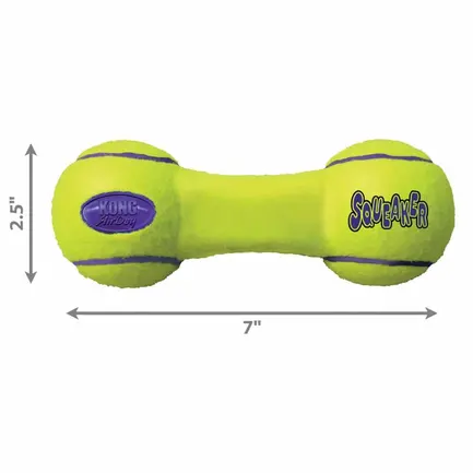 Іграшка KONG AirDog Squeaker Dumbbell повітряна гантель для собак середніх порід, М: додаткове фото 3