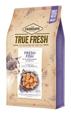 Сухий корм Carnilove True Fresh Cat для для дорослих котів, з рибою, 340 г