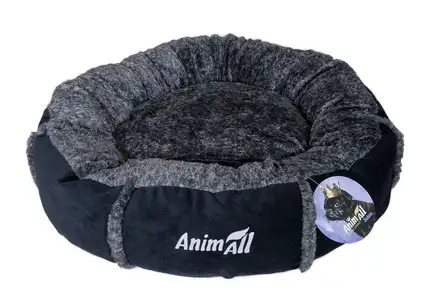 AnimAll Лежак Mary Velvet S BLACK (56X56X15)