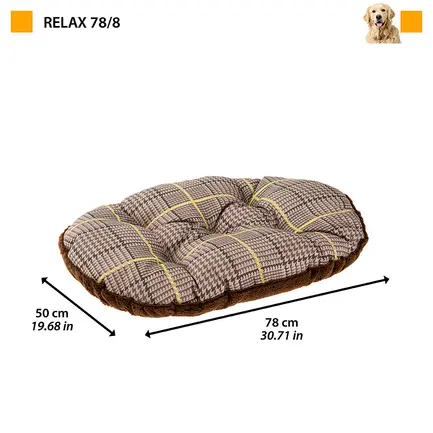 Ferplast RELAX 78/8F C Подушка, бавовна+хутр: додаткове фото 2