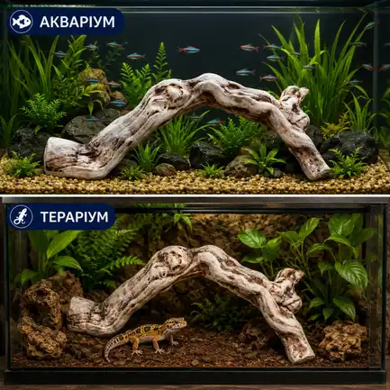 Декорація Hobby Cera Root 2 36,5×16,5×11,5 см - керамічна коряга для акваріума та тераріума (37821): додаткове фото 3