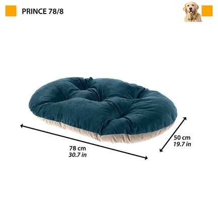 Ferplast PRINCE 78/8 CUSHION PURPLE-BEI Подушка-підстилка двостороння,фіолетово-бежева — Фото 1