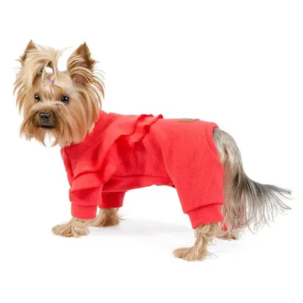 Комбінезон Pet Fashion «Крісті» для собак, розмір M, червоний