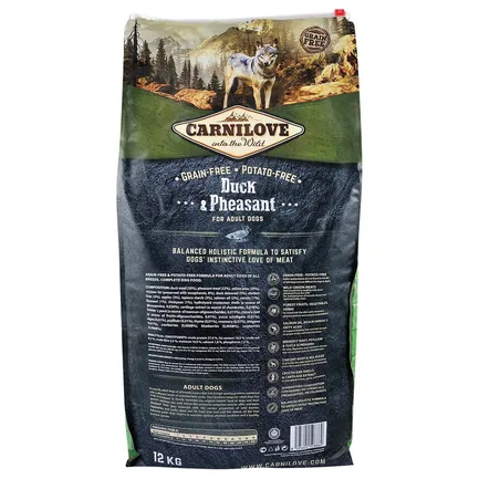 Сухий корм Carnilove Duck & Pheasant для дорослих собак всіх порід, качка та фазан, 12 кг: додаткове фото 4