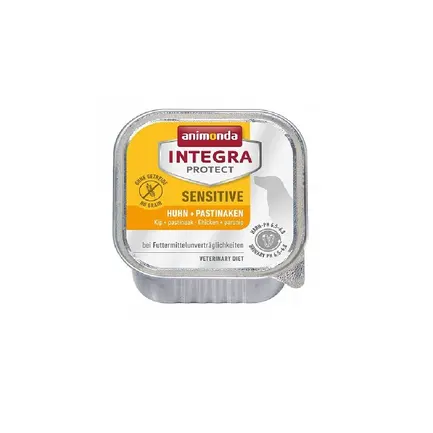 Корм вологий ветеринарний для собак Integra Protect Sensitiv Chicken + Parsnips при харчовій непереносимості, курка + пастернак, 150 г
