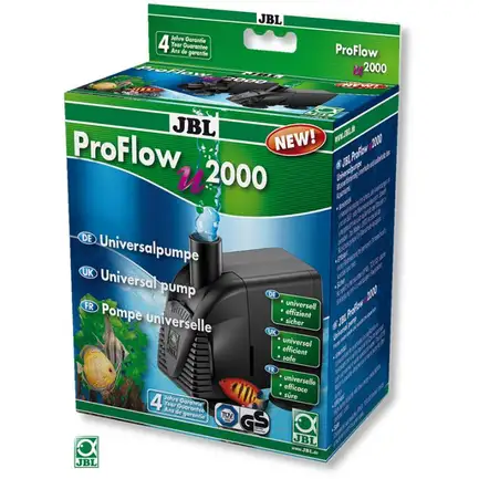 Універсальна помпа JBL ProFlow u2000 для циркуляції води в акваріумах і тераріумах, 2000 л / год