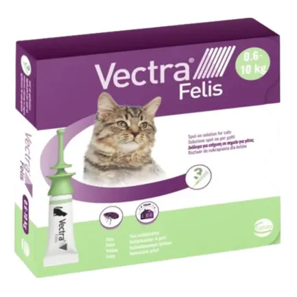 Ceva Феліс Felis краплі для котів від кліщів і бліх, 3x0,9 мл