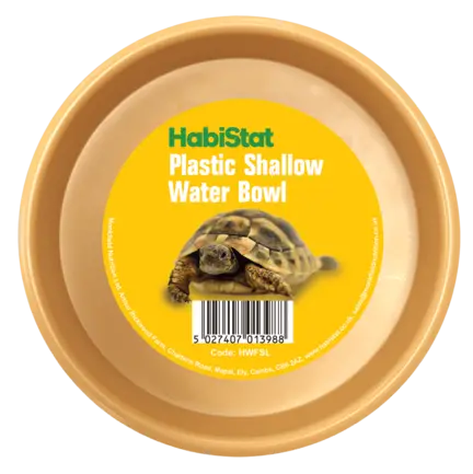 HABISTAT ROUND PLASTIC WATER BOWL 13 X 13 X 2.5CM (R3100045) поїлка для рептилій: додаткове фото 3