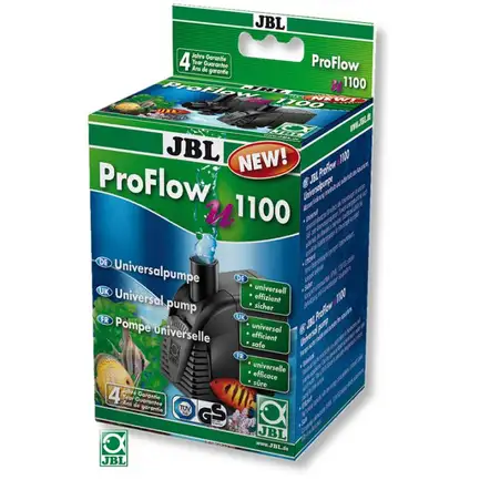 Універсальна помпа JBL ProFlow u1100 для циркуляції води в акваріумах і тераріумах, 1200л/год.