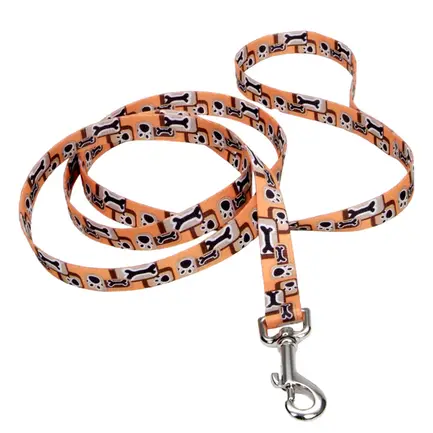 Coastal Pet Attire Styles КОСТАЛ СТАЙЛС повідець для собак, 2смХ1.2м Помаранчева кістка