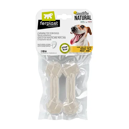 Ferplast GOODB NAT CHICK BONE S 40g x2 Жувальна іграшка д/собак