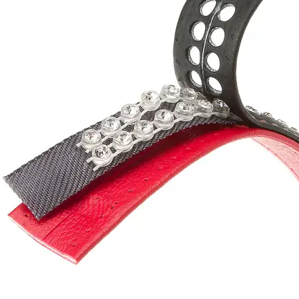 Ferplast LUX C12/22 BLACK-RED Нашийник, екошкіра: додаткове фото 4