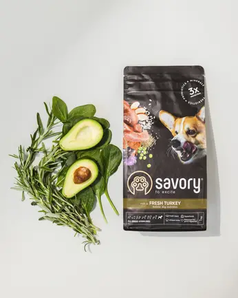 Сухий корм Savory All Breed для стерилізованих собак усіх порід, зі свіжою індичкою, 1 кг: додаткове фото 5