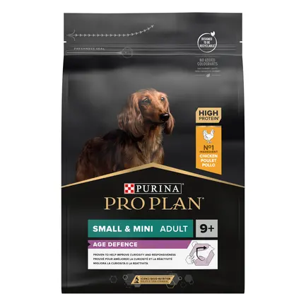 Сухий корм PRO PLAN Small&Mini Adult 9+ Age Defence для собак від 9 років дрібних порід з куркою 3 кг: додаткове фото 2