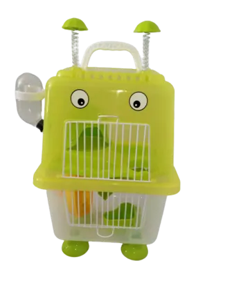 Клітка для хом'яка AnimAll Robotic, 20.7x19x36 см, салатова