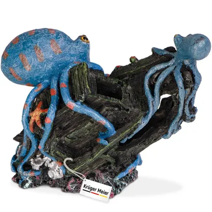 Декорація скарби восьминога Kruger Meier Octopus Treasure 14x5.5x11.5см (151012): додаткове фото 3