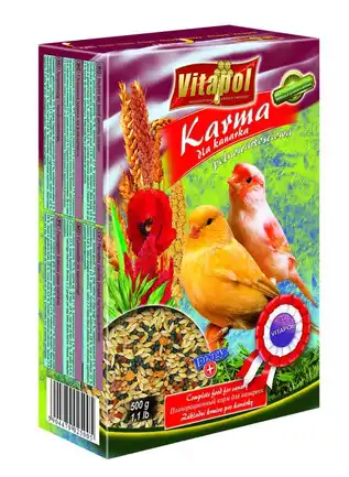 Vitapol Повнораціонний корм для Канарки, 500г.