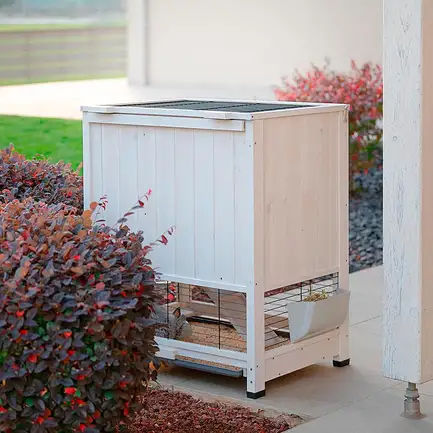 Ferplast CAGE COTTAGE MINI Клітка для кролів, дерев'яна: додаткове фото 6