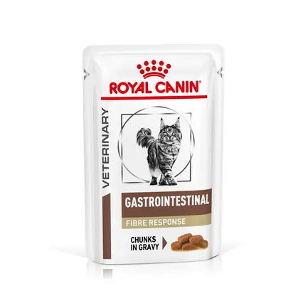Дієтичний вологий корм Royal Canin GASTROINTESTINAL FIBRE RESPONSE CAT для котів 85 г