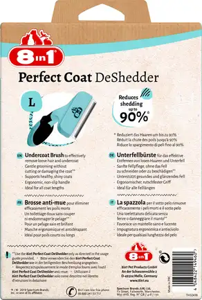 Дешеддер 8in1 Perfect Coat для вичісування собак, розмір L, 10 см: додаткове фото 4