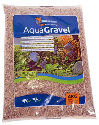 Акваріумний гравій SF AQUA GRAVEL LIGHT 1-2 MM 4 KG (A8050100): додаткове фото 2