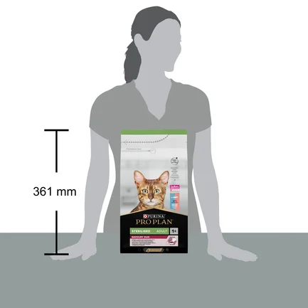 Сухий корм PRO PLAN Sterilised Adult 1+ Savoury Duo для дорослих котів після стерилізації з тріскою та фореллю 1,5 кг: додаткове фото 4