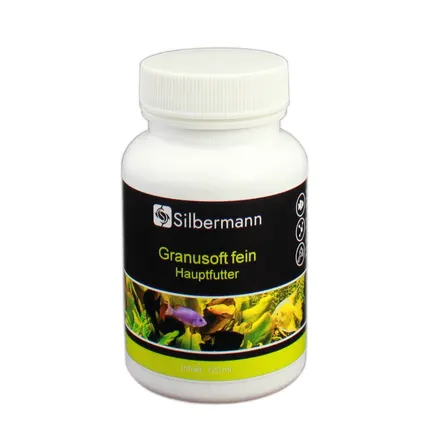 Корм Silbermann Granusoft coarse 120 ml (SIS110) гранули 1,5 мм для акваріумних риб