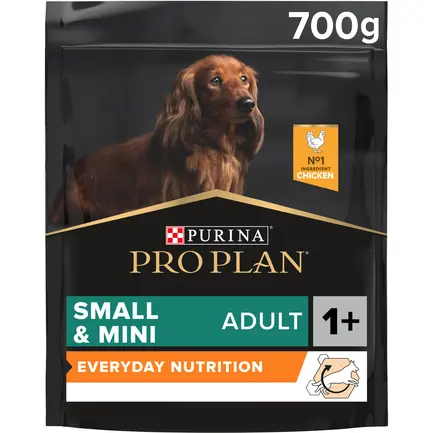 Сухий корм PRO PLAN Small&Mini Adult 1+ Everyday Nutrion для дорослих собак дрібних порід з куркою 700 г: додаткове фото 7