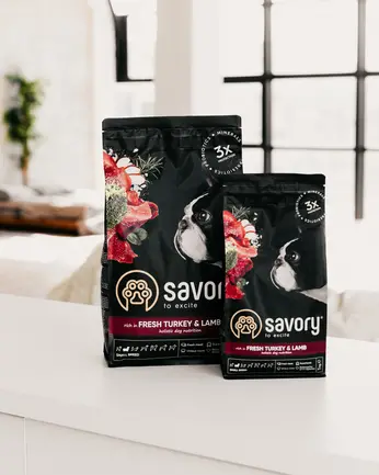Сухий корм Savory Small для собак малих порід, зі свіжим ягням та індичкою, 3 кг: додаткове фото 5