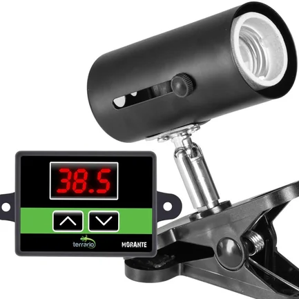 Світильник з затискної ручкою і термостатом ReptiSun Temperature Control 200W: додаткове фото 5