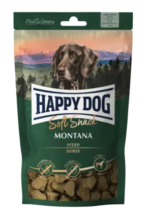 М'які ласощі Happy Dog Soft Snack Montana для собак зі смаком конини та картоплі, 100 г, 60689