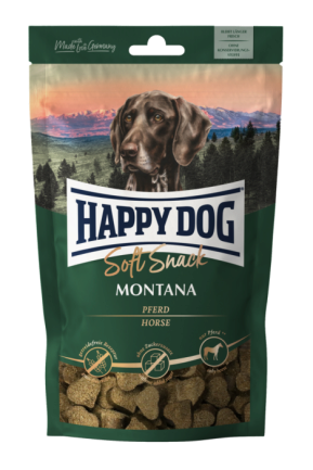 М&#039;які ласощі Happy Dog Soft Snack Montana для собак зі смаком конини та картоплі, 100 г, 60689