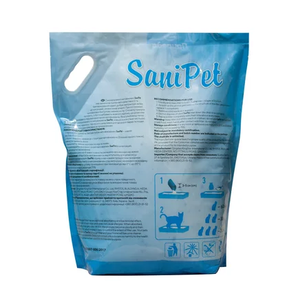 Наповнювач Sani Pet для котячих туалетів силікагелевий, 7,6 л: додаткове фото 2