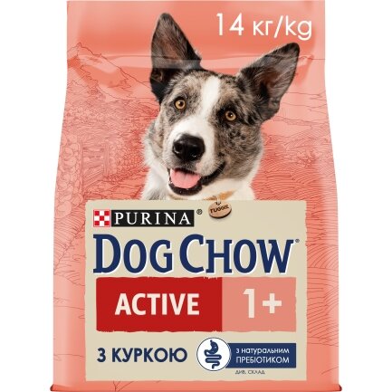 Сухий корм DOG CHOW Active Adult 1+ для дорослих собак з підвищеною активністю з куркою 14 кг — Фото 5