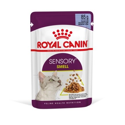 Вологий корм Royal Canin SENSORY SMELL JELLY для котів всіх порід 85 г