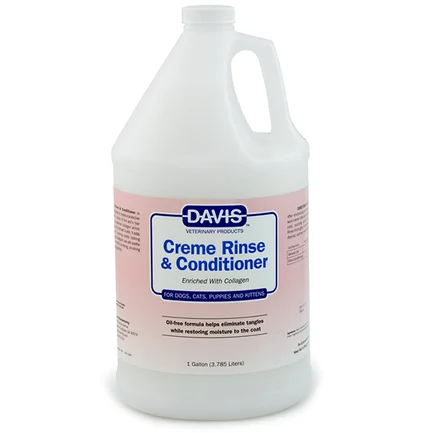 Davis Creme Rinse & Conditioner ДЕВІС КРЕМ РІНЗ ополіскувач та кондиціонер з колагеном для собак і котів, концентрат 3,8 л