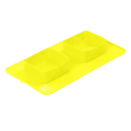 Миска складана WAUDOG Silicone,385х230х50 мм жовтий: додаткове фото 3