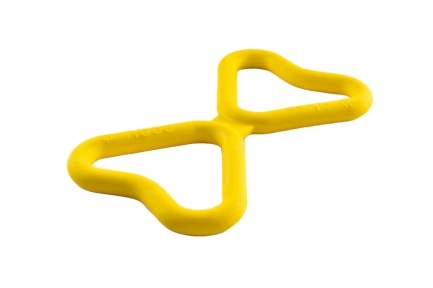 FIBOO Іграшка для собак Fib the tug to, жовта 25 х 15 см
