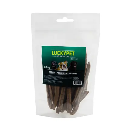 Ласощі Luсky Pet Мясні смужки з курятини 100г