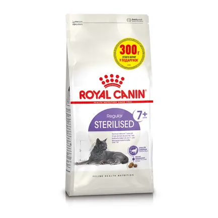 Сухий корм Royal Canin STERILISED 7+ для Котів 1.2кг+300г