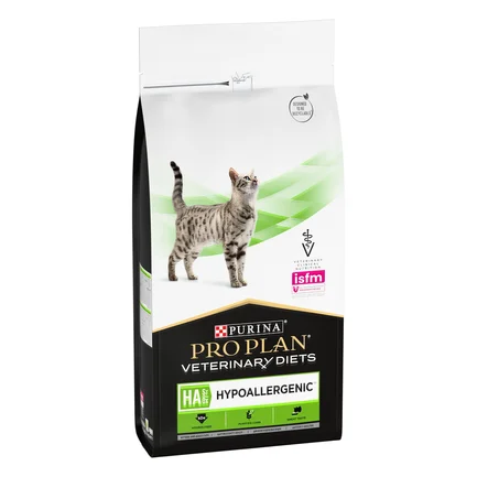 Сухий корм для кішок при харчовій алергії Purina Pro Plan Veterinary Diets HA 1.3 кг: додаткове фото 2