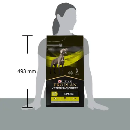 Сухий дієтичний корм PRO PLAN VETERINARY DIETS HP Hepatic для цуценят та дорослих собак для підтримання функції печінки при хронічній печінковій недостатності 3 кг: додаткове фото 4